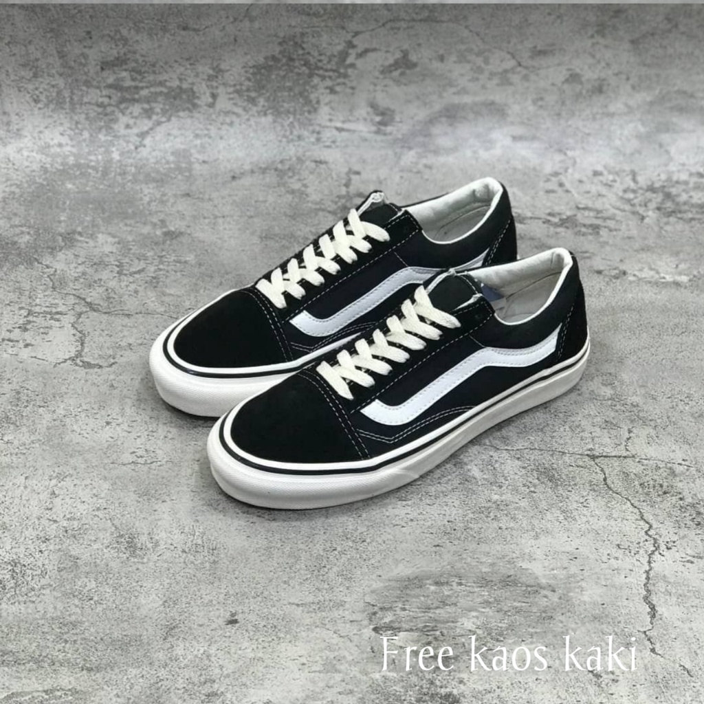 Sepatu Vans Old Skool Mono Premium quality 100% REAL PICT