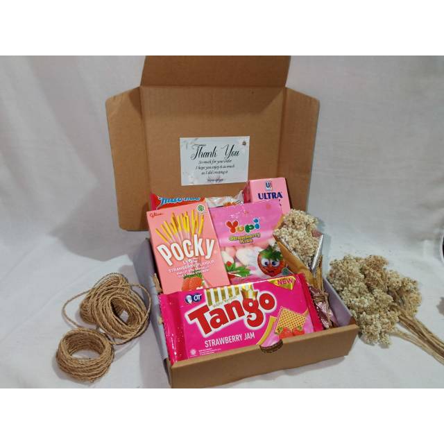 

Snack Box pink series