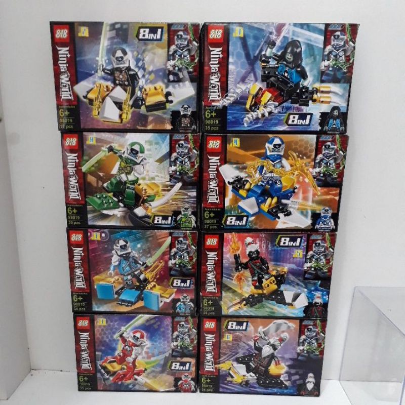 brick NinjaGo Kai Cole Nya Sensei Wu Jane Jay Plus Ninjago minifigure