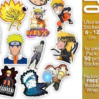 

✶ 50pcs Anime Sticker NARUTO Stiker Label Skateboard HP Laptop Motor ❈