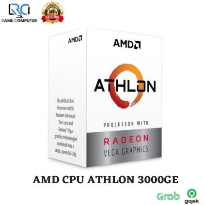 AMD Processor Athlon 3000GE 3.2 GHz - With Vega 3 (Socket AM4)