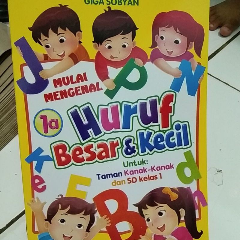 Paket belajar murah 4pick/angka 1a dan 1b/ huruf besar dan kecil 1a dan 1b