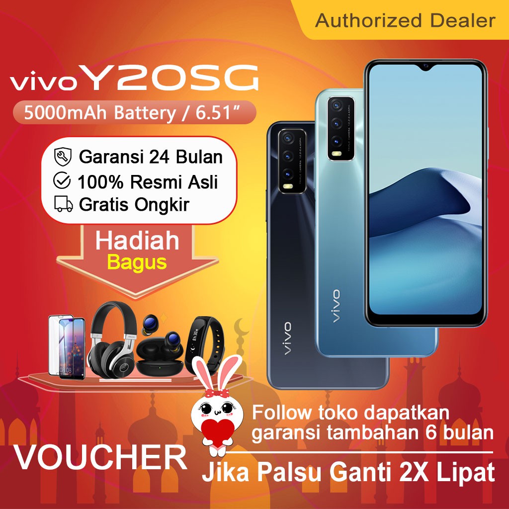 VIVO Y30 Y20S G 4/128 RAM 4GB ROM 128GB GARANSI RESMI COD