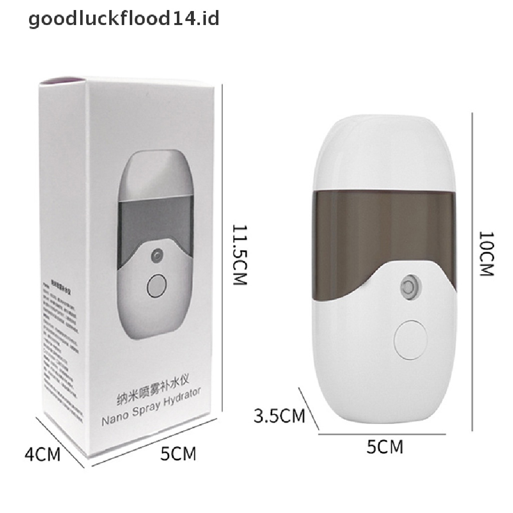 [OOID] 50ML Mist Sprayer Face Steamer Mini Nano Spray Facial Humidifier Moisturizing ID