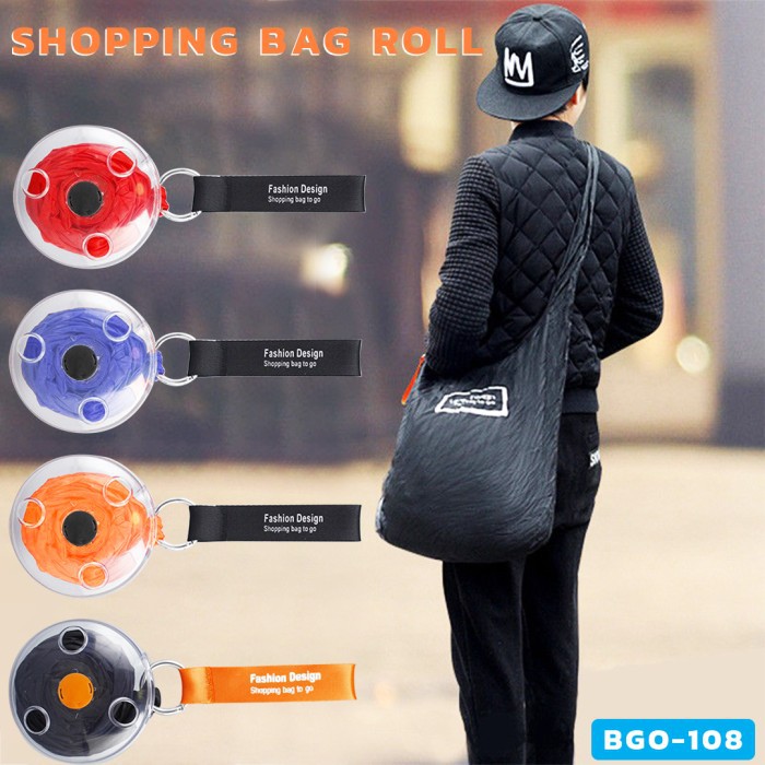 SHOPPING BAG ROLL Tas Belanja Roll Roll Up