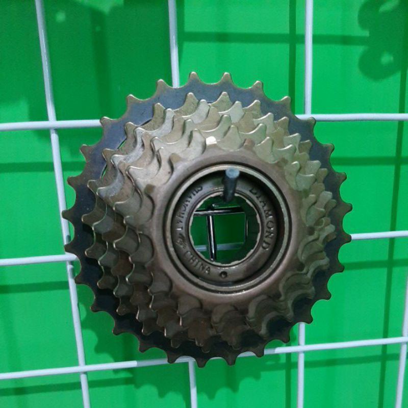 sprocket ulir 7 speed 14-28T sprocket drat freewhel 7 speed