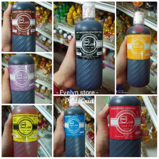 

Cross pewarna makanan aneka warna 500 ml