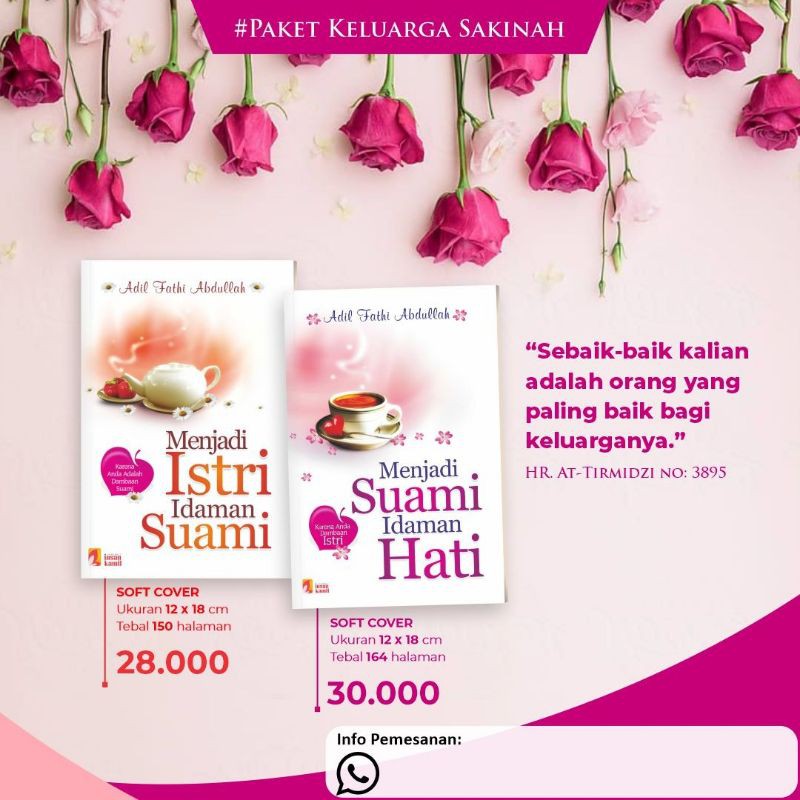 Promo: Paket keluarga sakinah menjadi istri idaman suami dan menjadi suami idaman istri