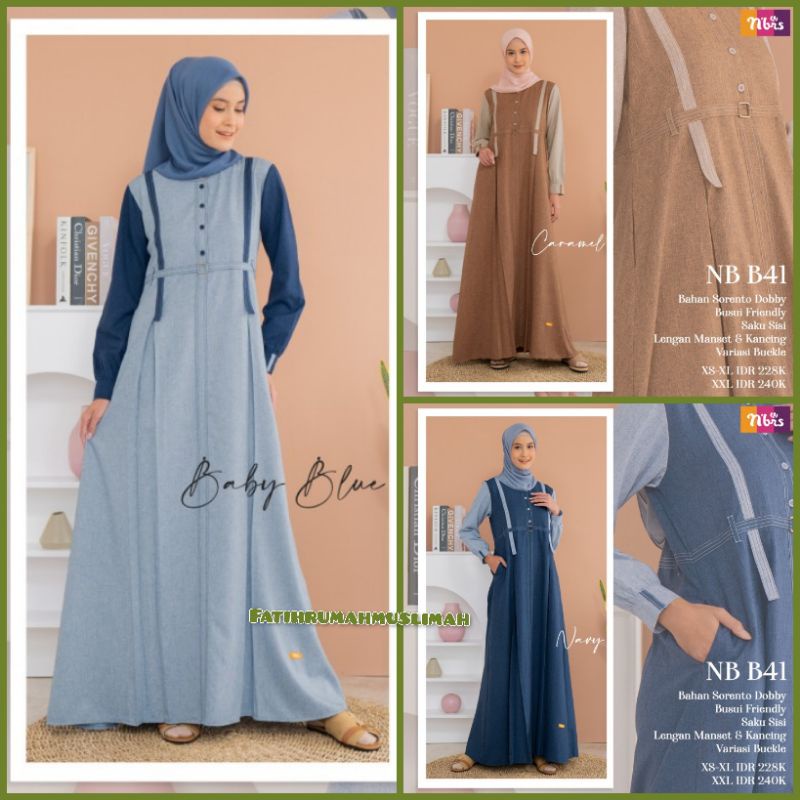 NIBRAS// TERBARU GAMIS NIBRAS NB B41/NIBRAS NB B41/GAMIS /NB B041/NIBRAS