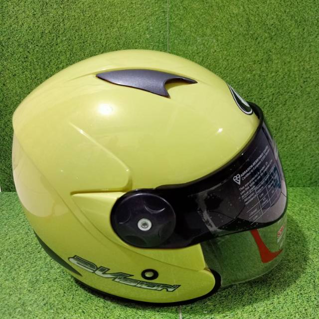 HELM KYT 2 VISION KUNING LEMON ORIGINAL