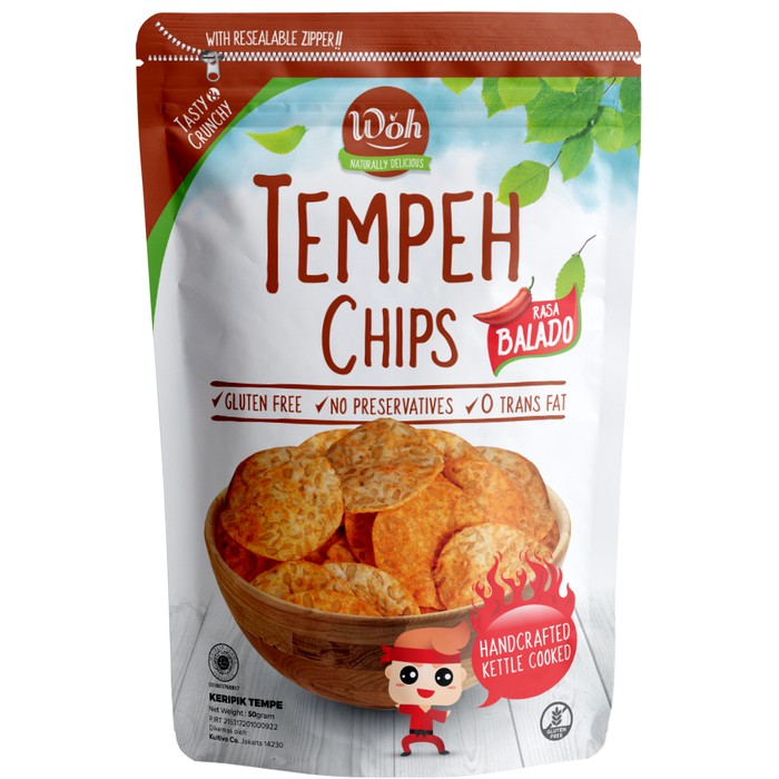 

Woh Keripik Tempe Rasa Balado - 50gr