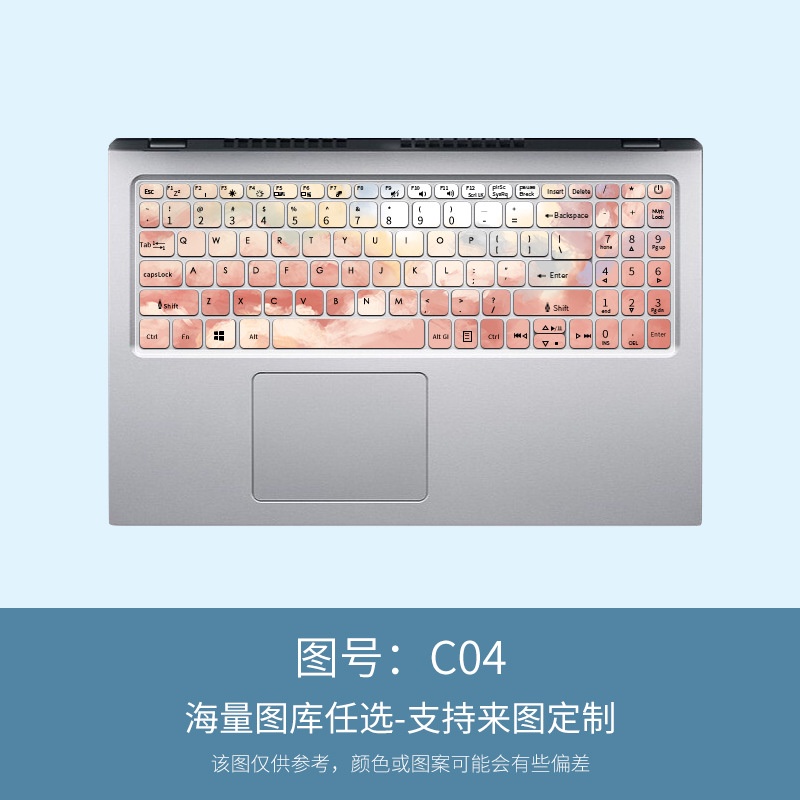 Film Pelindung Debu Keyboard Laptop Motif Kartun Bunga Untuk ACER 15.6 inch ACER ASPIRE 3 SLIM A315-35-C7SL Fun S50-51 A315-55G S315- 5f- 151ft