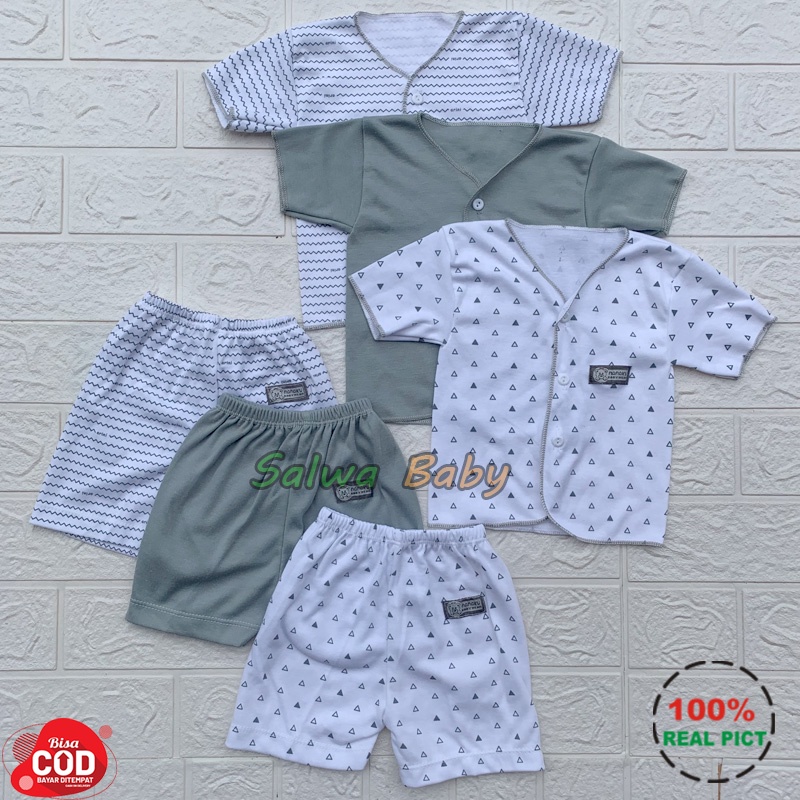 Bahan Katun TC - 18 PCS Paket Lahiran Setelan Baju Bayi Celana Bayi Baru Lahir Gift Set Almeera Baby and Kids