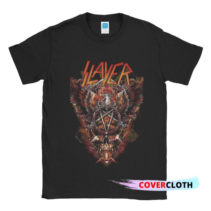 T-Shirt Baju Kaos Band Slayer Eagle