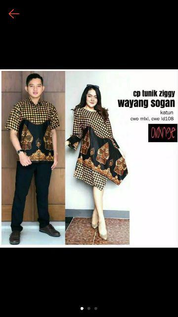 Maura Couple - Sania Ruffle Batik Couple Ori Ndoro Jowi Dnt Garansi Termurah Shopee - Tunik Ziggy