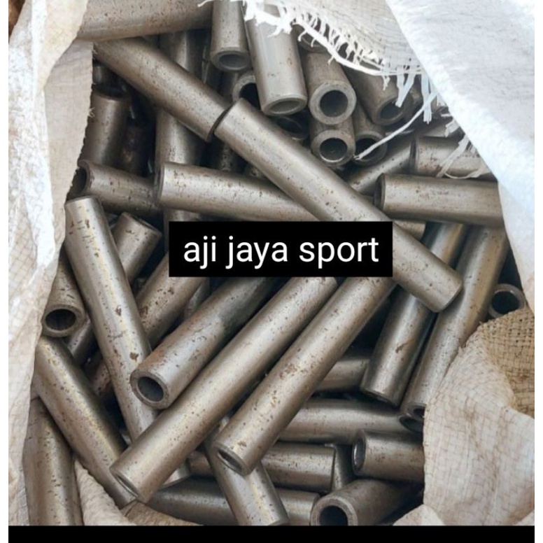pipa besi od 17mm/id 10mm panjang 8cm(4pcs)