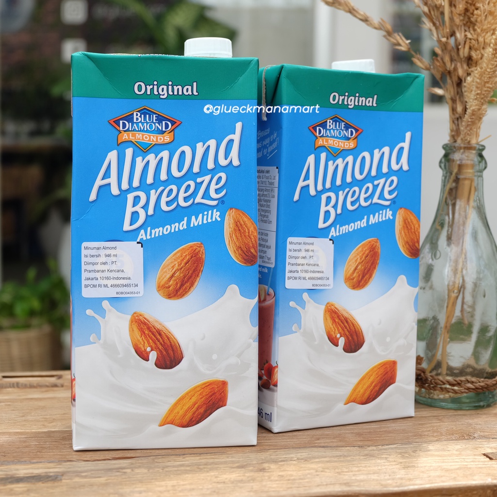 

Blue Diamond Almond Breeze Original 946ml - Almond Milk - Susu Almond - Susu Vegan