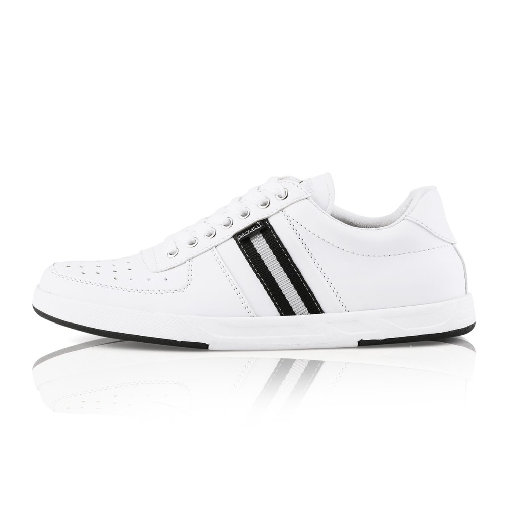 GVL PREMIUM Sepatu Sneakers Sneker GEOVELLI PRIA Full All White Putih Fashion Gbk3100