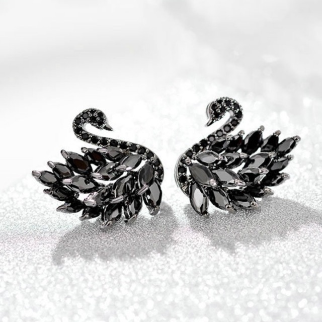 Swani Earrings / Anting Angsa / Anting Swan / Anting Pesta / Anting Import