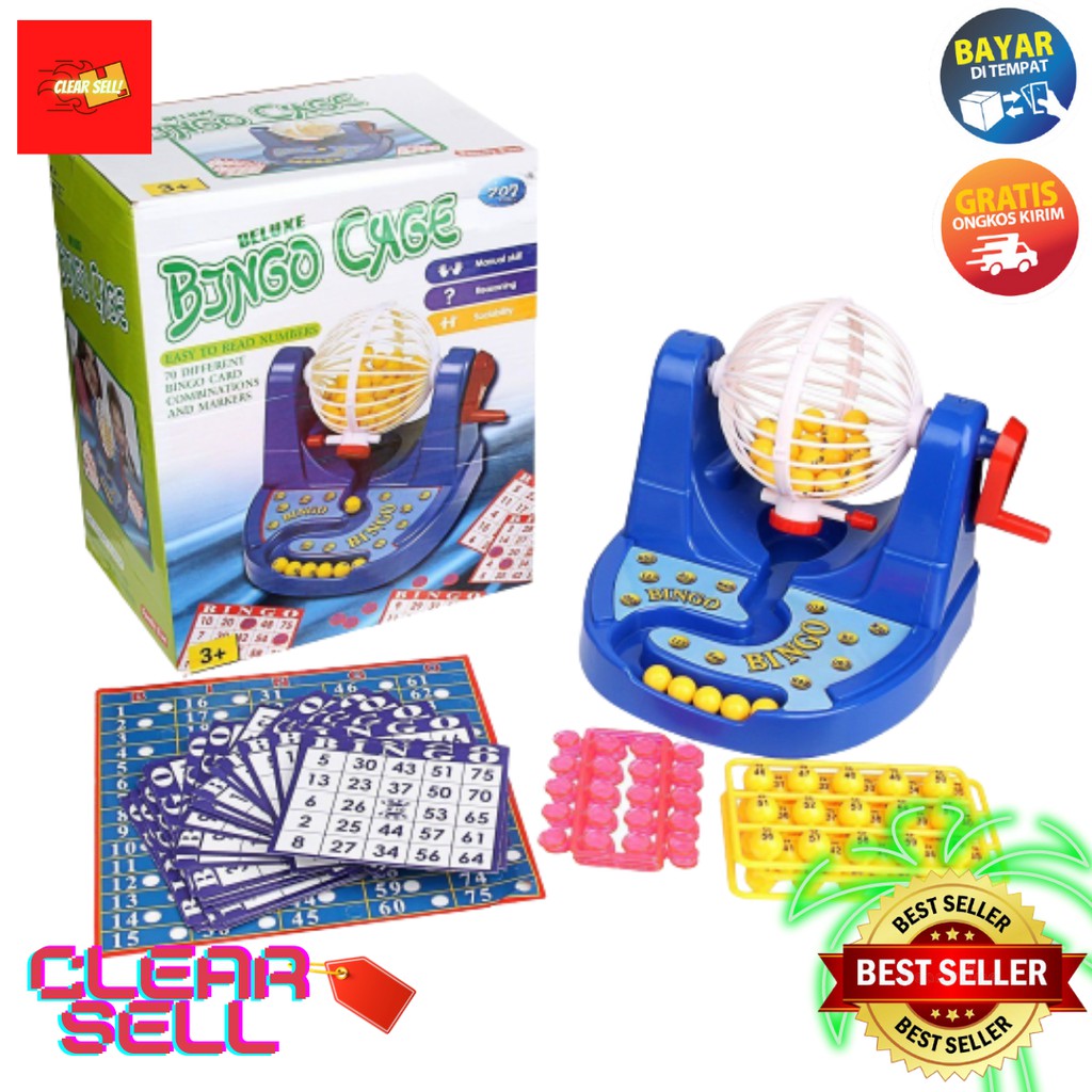 Bingo Cage Mainan Bingo P X L X T 21cm X 14.5cm X 25.5cm 707-21