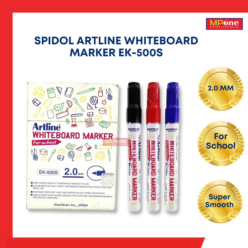 

Spidol Artline Whiteboard / Spidol Papan Tulis / Spidol Sekolah Artline
