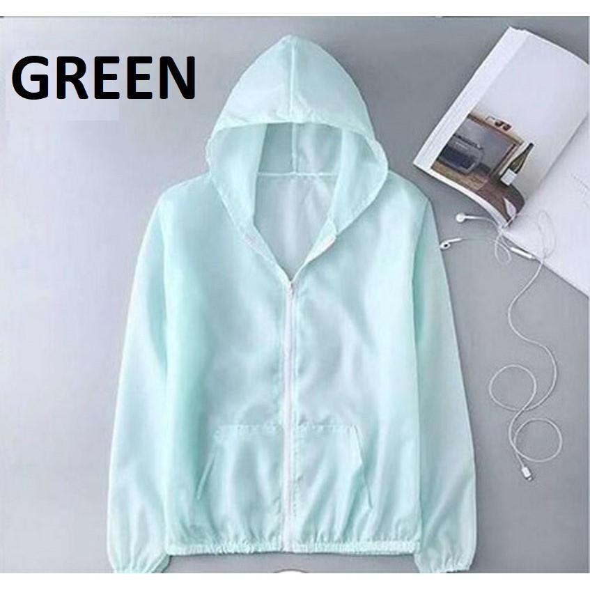 Jaket Sepeda Wanita Korea Wanita Jacket Jogging Fashion-LightGreen
