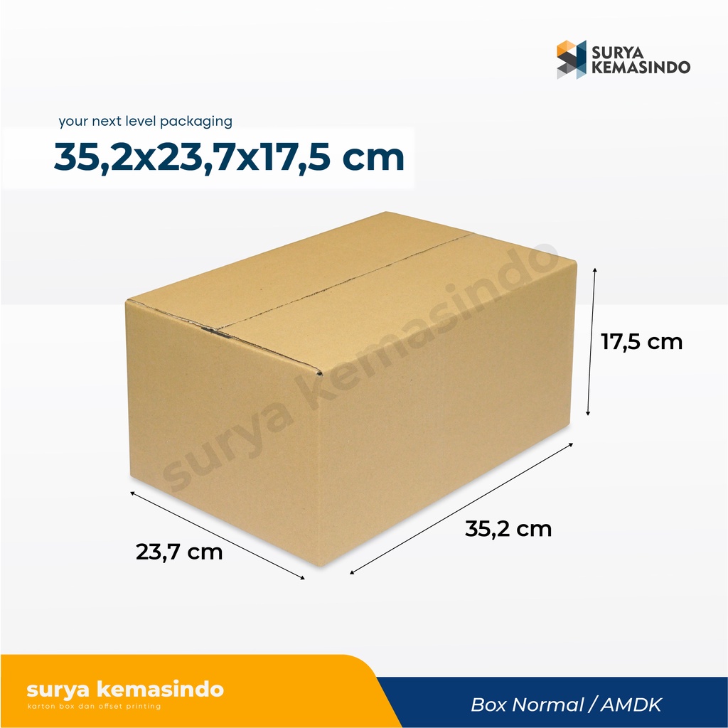 

Box 35x24x18 cm (amdk 24X330 ml) Kardus/Karton/Kemasan/Hampers/Boxnormal/Normal/AMDK/Boxamdk/Tinggi17/Tinggi18