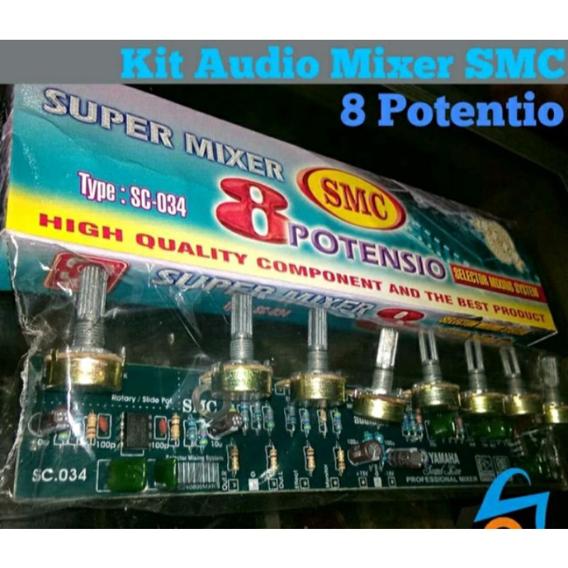 kit mixer 8potensio smc