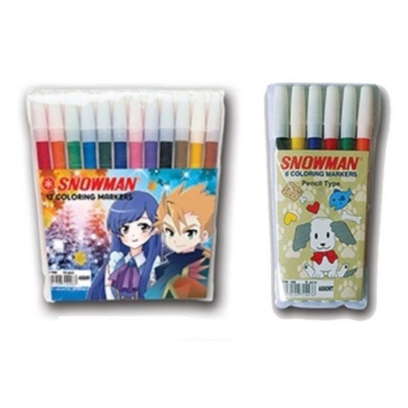 

SPIDOL SNOWMAN KECIL 6 & 12 WARNA | SPIDOL KECIL | SPIDOL SNOWMAN