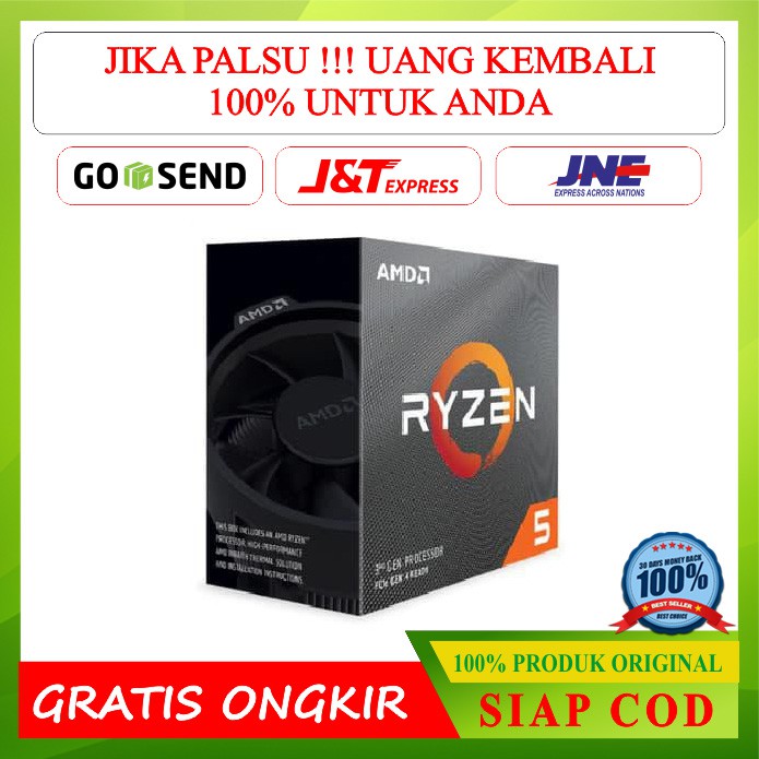 Amd Ryzen 5 3600X 3.8Ghz Up To 4.4Ghz Cache 32Mb 95W Am4 Box