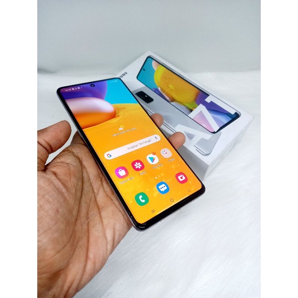samsung a71 Ram8gb internal128gb hp second mulus terlaris fullset seken bekas lengkap murah-4