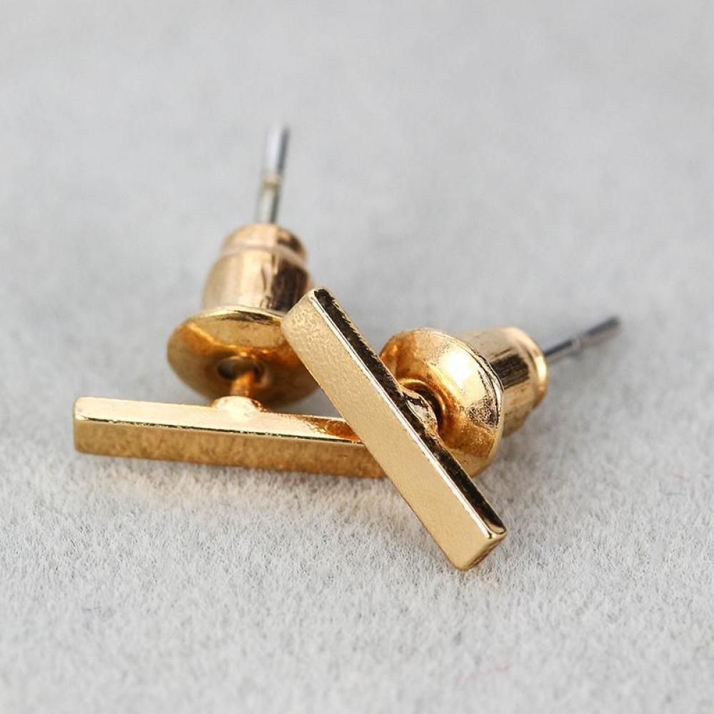 Lily 1pasang Anting Wanita Mungil Simple Design Bar