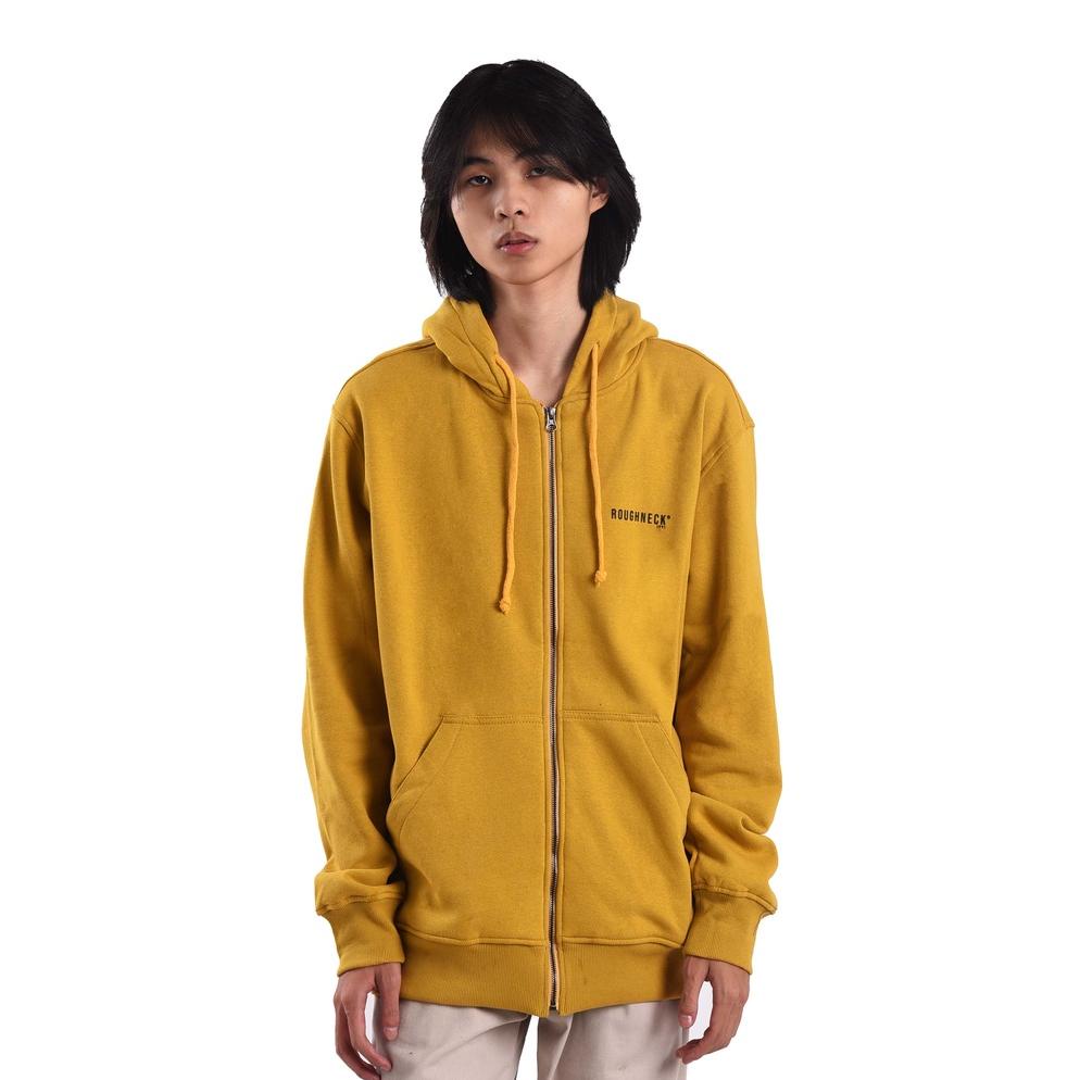 ORI Roughneck HZ002 Mustard Mini Sig Black Zipper Hoodie