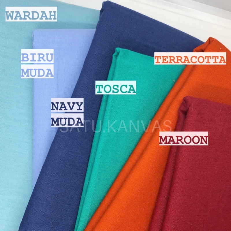 Kain KATUN POPLIN Kualitas Premium bahan kemeja atasan