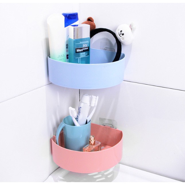 Greenland Rak Sudut Siku Plastik Keramik Rak Holder Kamar Greenland Rak Sudut Siku Plastik Keramik Rak Holder Kamar