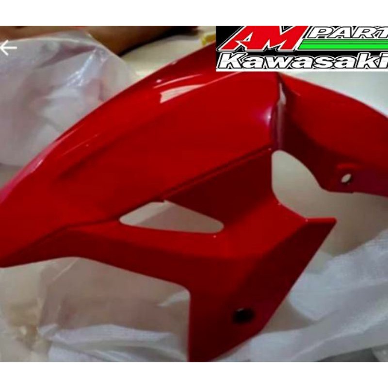 Spakbor fender slebor depan ninja 250 fi new 2018 merah ori KGP
