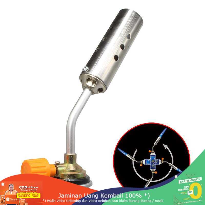 (BISA COD) RVOSTR Kovea Kepala Gas Butane Torch BBQ Soldering Flame Gun - KT-2408