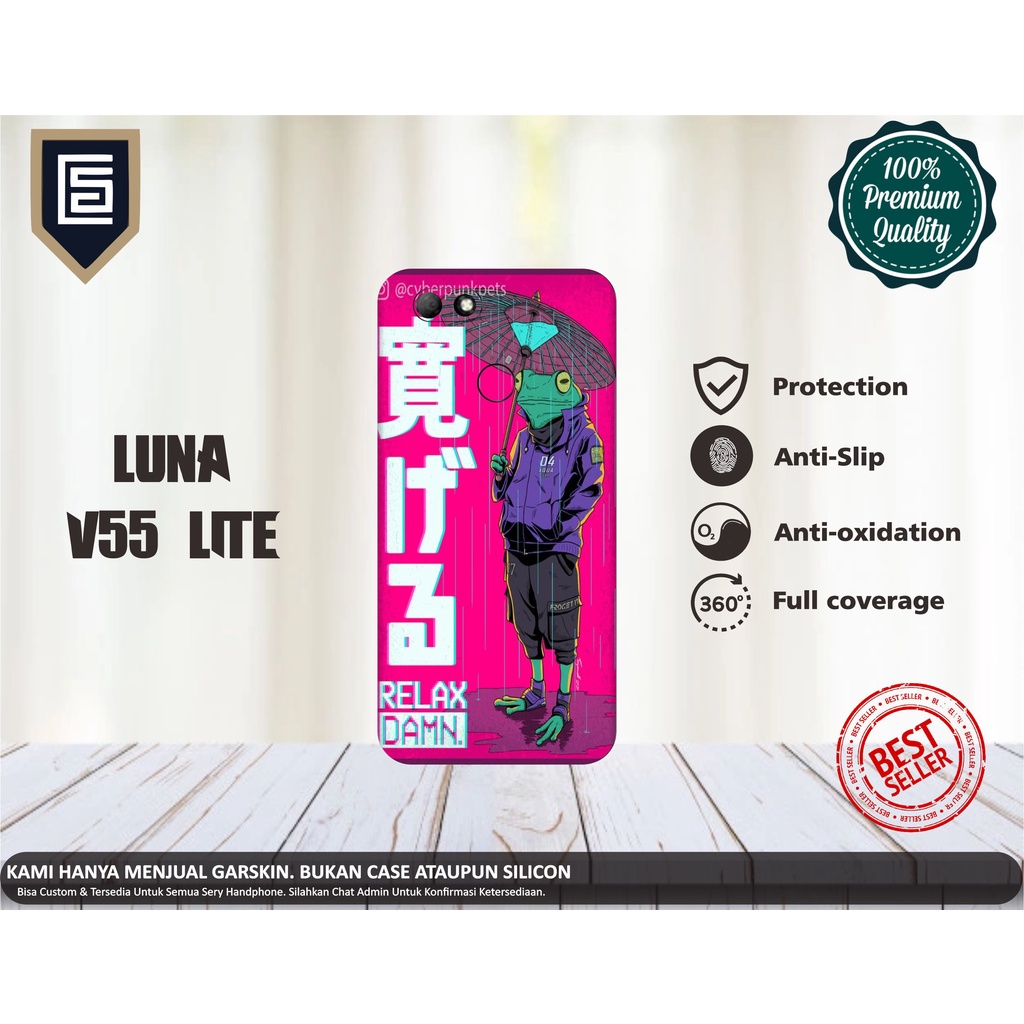 GARSKIN HP LUNA V55 LITE BISA COD FRE CUSTOM