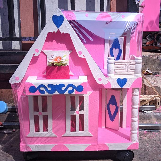 Rumah Boneka Barbie Ukuran kecil