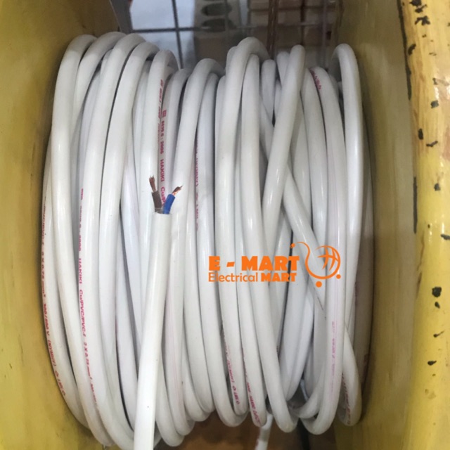 eterna kabel serabut isi 2 x 0 75mm  kabel olor meteran sni nymhy 2x0 75 putih   nyyhy 2x0 75 hitam