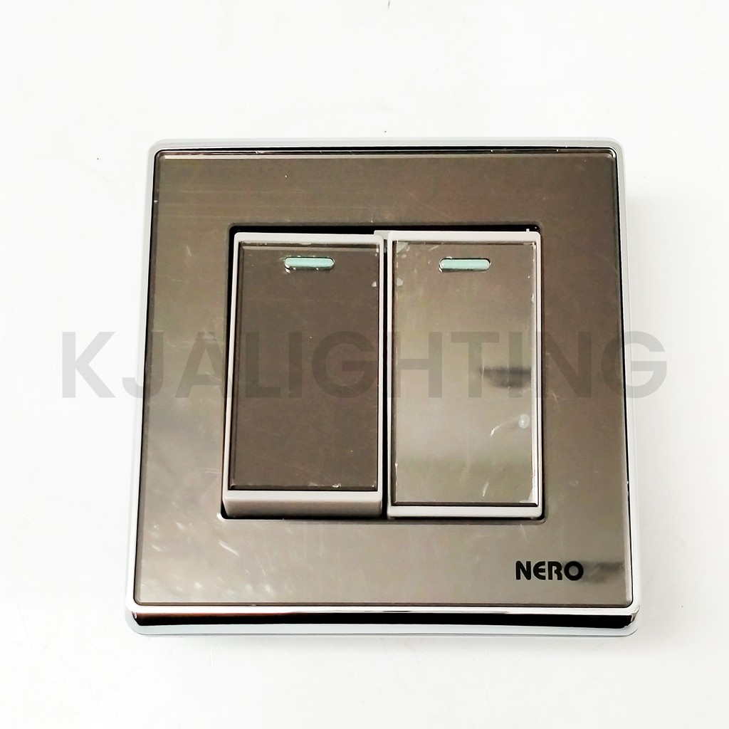 NERO SAKLAR SERI HITAM KACA CRYSTAL A91621-B