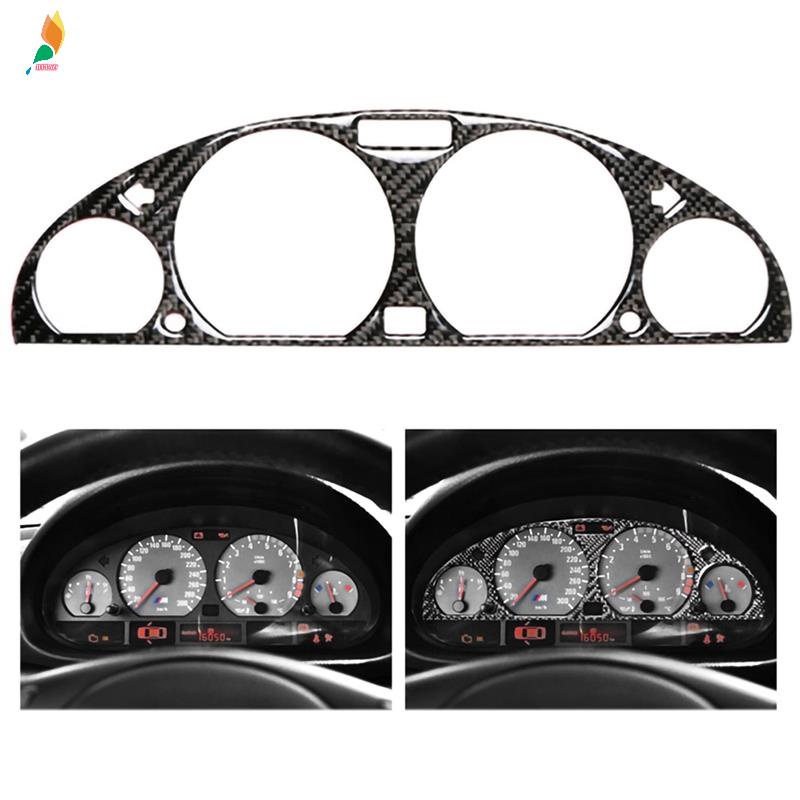 Stiker Cover Panel Instrumen Internal Dashboard Bahan Carbon Fiber Untuk Bmw 3 E46 M3 1998-2005