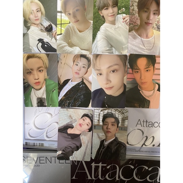 Seventeen attacca photocard