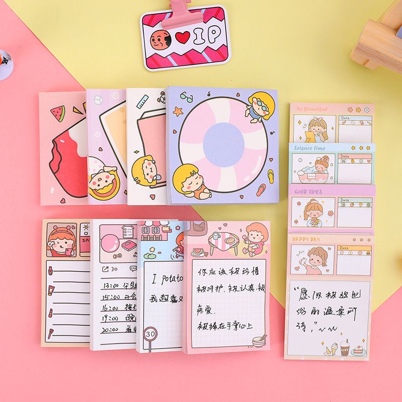 

Sticky notes cute girls isi 50 lembar