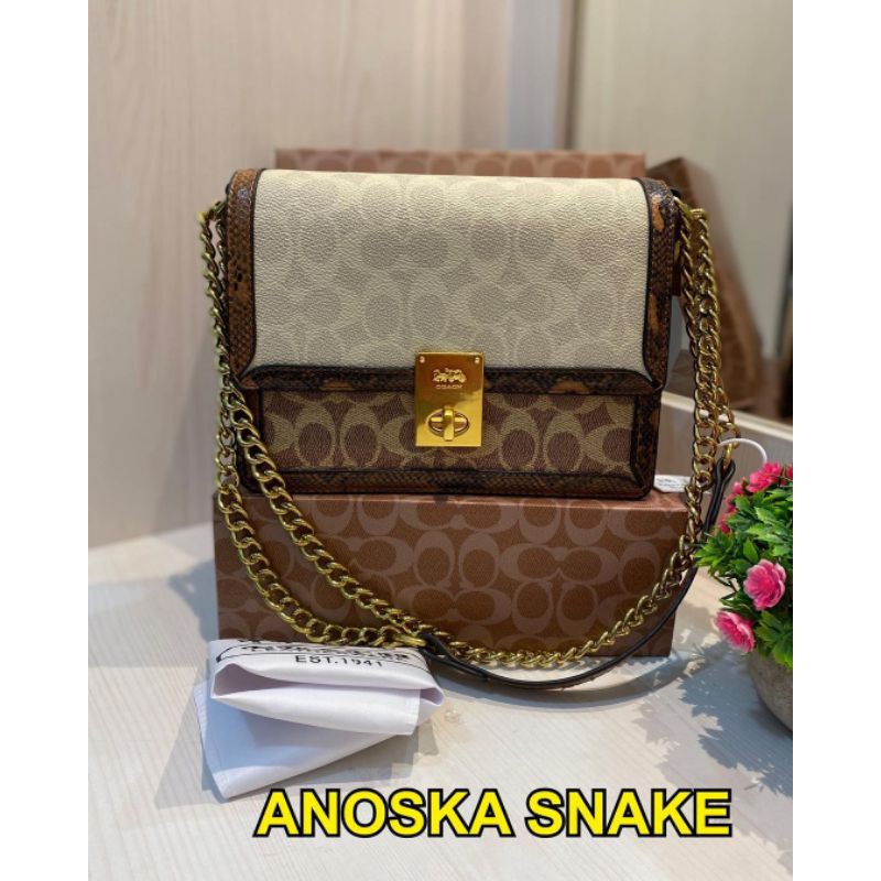 SLINGBAG WANITA COA ANOSKA FREE BOX / TAS SELEMPANG WANITA BRANDED IMPORT (PREMIUM)