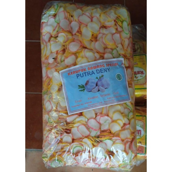 

kerupuk bawang warna warni mentah 5 kilogram