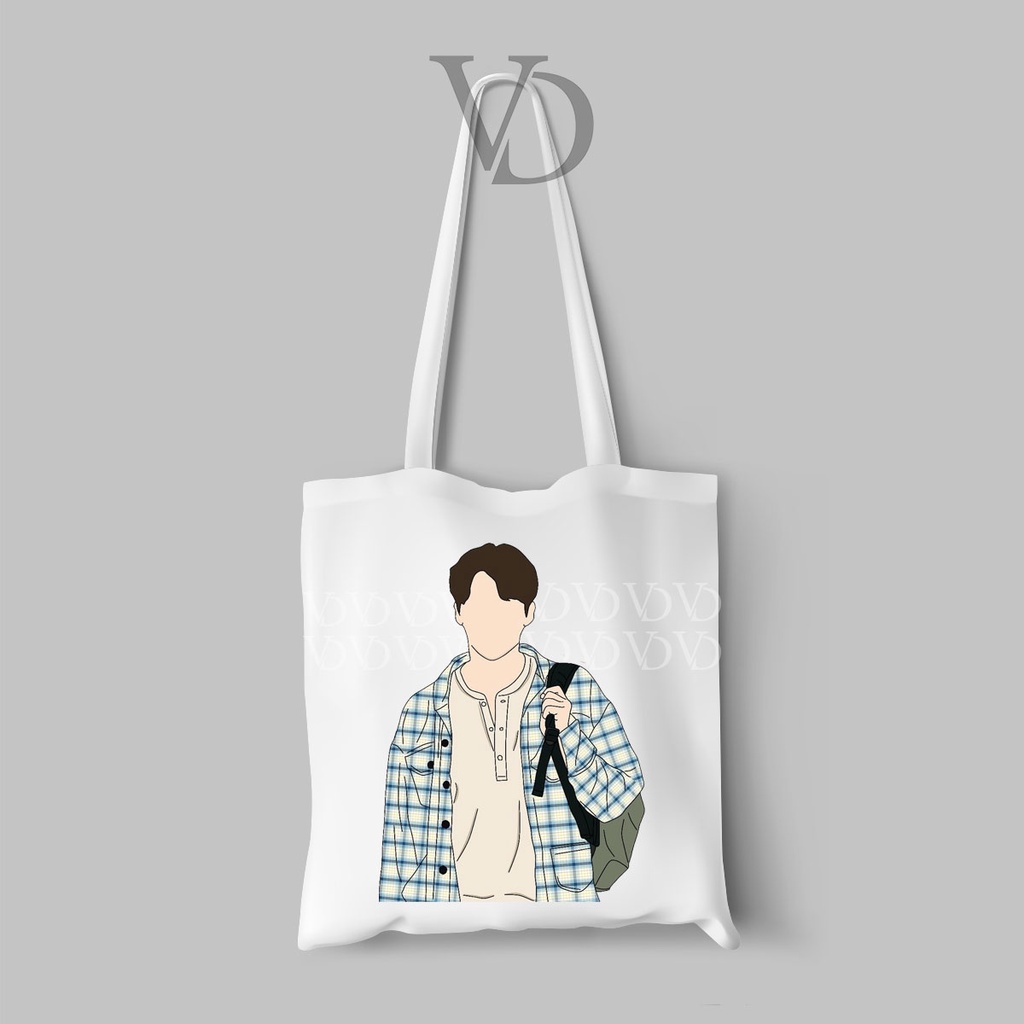 tote bag kanvas / tote bag hometown chachacha / kim seon ho