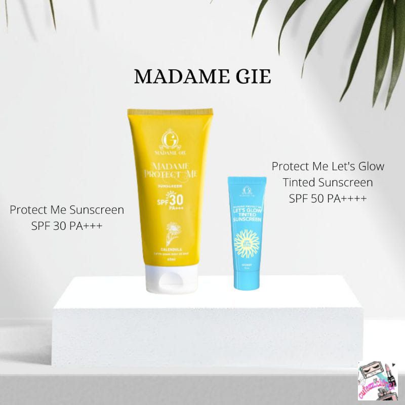 ☃️Cutezz_Ching1☃️Madame Gie Protect Me Sunscreen SPF30 PA+++|Tinted Sunscreen SPF50 PA+++|Madame Gie Madame Protect Me Sunscreen SPF 50 PA+++