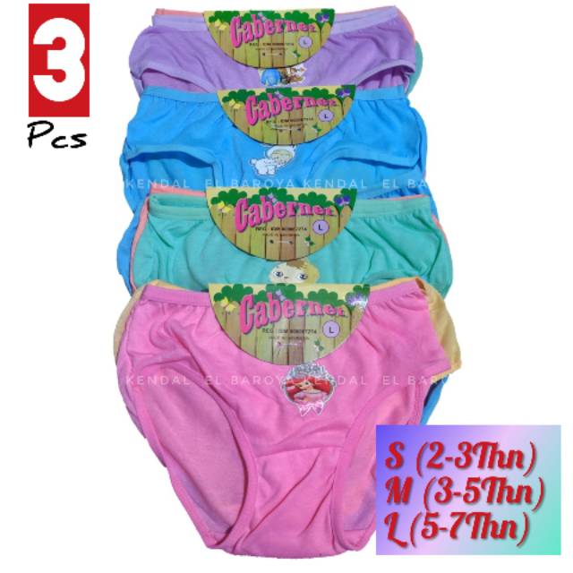 3 Pcs Celana Dalam Anak Karakter