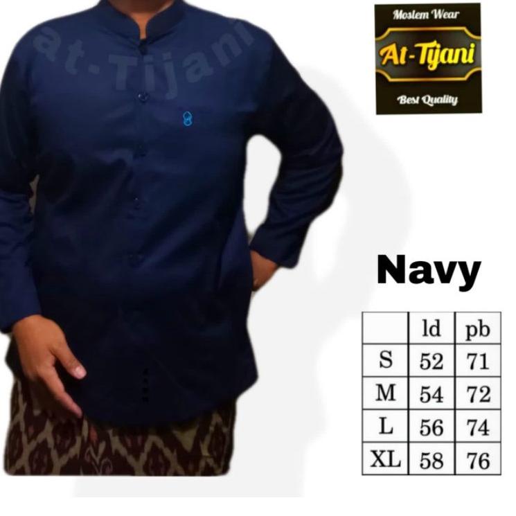 Harga Murah.. baju muslim//koko terompah At tijani semi jass pria dewasa